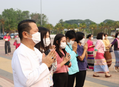 พิธีสรงน้ำพระพุทธรูปจำลองพระเจ้าตนหลวง/พ่อขุนงำเมือง/สระเกล้าดำหัวพระเถระผู้ใหญ่ ... พารามิเตอร์รูปภาพ 8