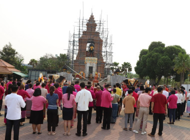 พิธีสรงน้ำพระพุทธรูปจำลองพระเจ้าตนหลวง/พ่อขุนงำเมือง/สระเกล้าดำหัวพระเถระผู้ใหญ่ ... พารามิเตอร์รูปภาพ 9