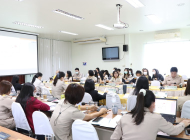 ประชุมเพื่อติดตามผลการปฏิบัติงานตามแผนงานประจำปี ... พารามิเตอร์รูปภาพ 1