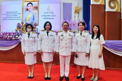 เข้าร่วมพิธีลงนามถวายพระพรชัยมงคล พิธีเจริญพระพุทธมนต์ ... พารามิเตอร์รูปภาพ 1
