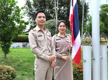 กิจกรรมเคารพธงชาติและร้องเพลงชาติไทย ... พารามิเตอร์รูปภาพ 1